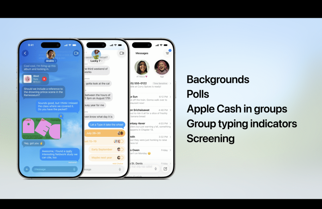 WWDC 2025: A new world for iMessage and phone calls