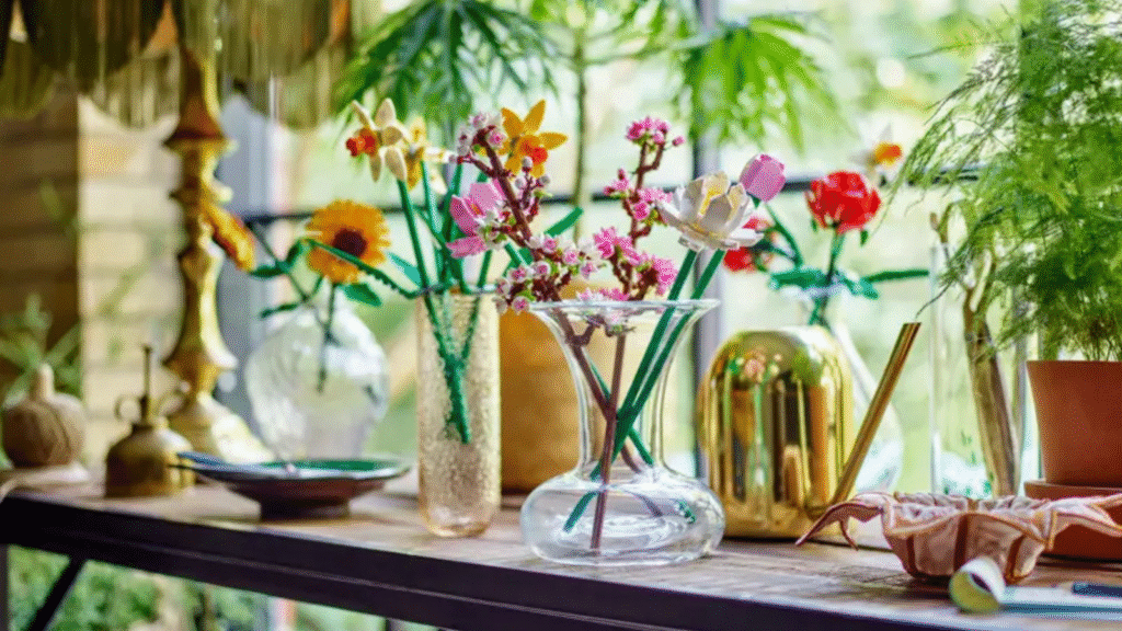 Build your dream Lego garden with flower building sets for $8