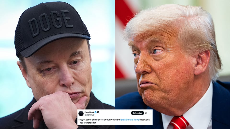 Elon Musk on X: I regret some of my posts about Trump