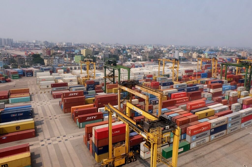 Holidays lead to containers piling up at Bangladesh’s Chattogram port