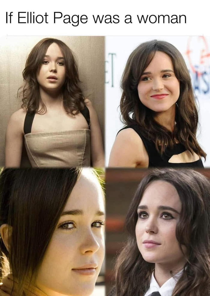Eliot Page looks like the type guy that would pull Ellen Page into a van.