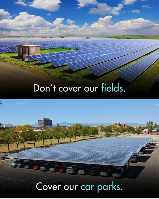 We can have functional solar panels in our cities or immigrants - we cannot have both.