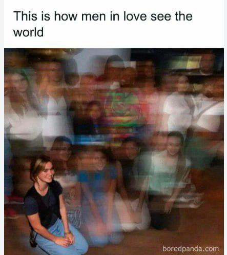 When you only have eyes for one person, the rest of the world just blurs away.