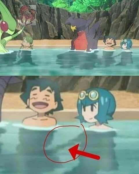 Just a normal day swimming in the Pokemon world