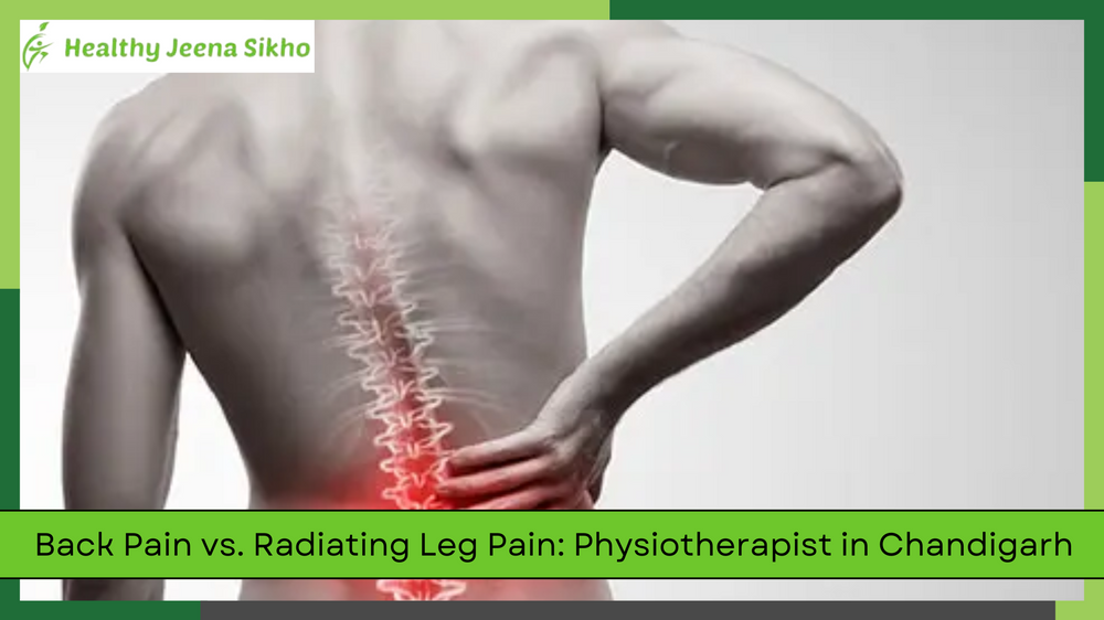 Back Pain vs. Radiating Leg Pain: Physiotherapist in Chandigarh