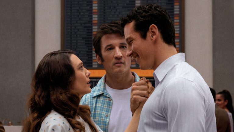 Eternity trailer: Miles Teller, Elizabeth Olsen, and Callum Turner are caught in a heavenly love triangle