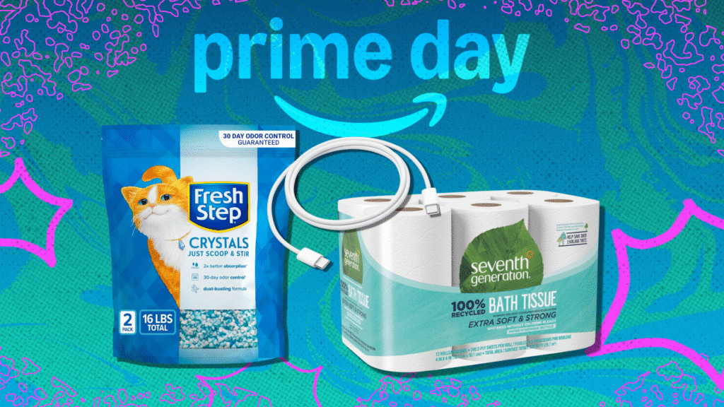 Stock up on the boring stuff this Prime Day: Toilet paper, cleaning products, you know